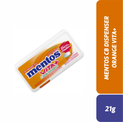 MENTOS CB DISPENSER ORANGE VITA+ 21g