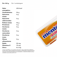 MENTOS CB DISPENSER ORANGE VITA+ 21g