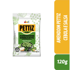 AMENDOIM PETTIZ CEBOLA E SALSA 120g