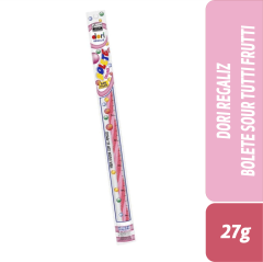 DORI REGALIZ BOLETE SOUR TUTTI FRUTTI 27g