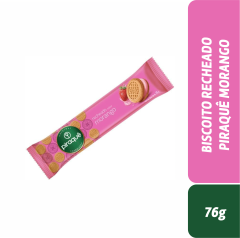 BISCOITO RECHEADO PIRAQUÊ MORANGO 76g