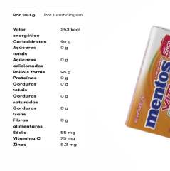 MENTOS LATA ORANGE VITA+ 35g