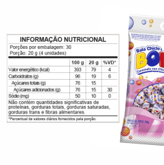 BALA BOLETE DORI TUTTI FRUTTI 100g