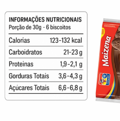 BISCOITO FORTALEZA MAIZENA CHOCOLATE 350g