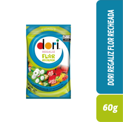 DORI REGALIZ FLOR RECHEADA 60g
