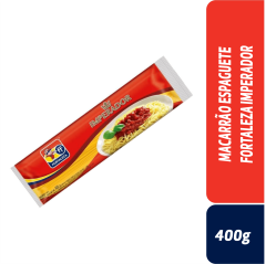 MACARRÃO ESPAGUETE FORTALEZA IMPERADOR 400g