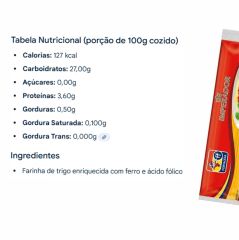 MACARRÃO ESPAGUETE FORTALEZA IMPERADOR 400g