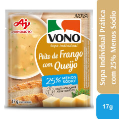 SOPA VONO FRANGO C/ QUEIJO MENOS SODIO 17g