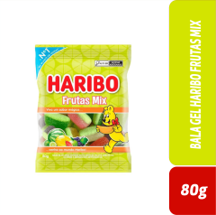 BALA GEL HARIBO FRUTAS MIX 80g