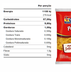 MACARRÃO PARAFUSO SÊMOLA FORTALEZA 400g
