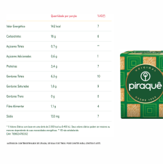 BISCOITO PIRAQUÊ ÁGUA E GERGELIM 215g