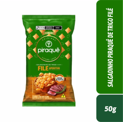 SALGADINHO PIRAQUÊ DE TRIGO FILÉ 50g
