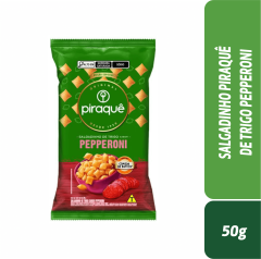 SALGADINHO PIRAQUÊ DE TRIGO PEPPERONI 50g