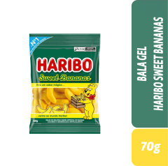 BALA GEL HARIBO SWEET BANANAS 80g