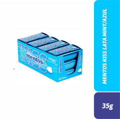 MENTOS KISS LATA MINT/AZUL 35g