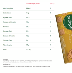 BISCOITO PIRAQUÊ CREAM CRACKER INTEGRAL 215g