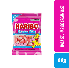 BALA GEL HARIBO CREAM KISS 80g
