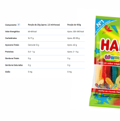 BALA GEL HARIBO WUMMIS ÁCIDO 80g