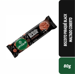 BISCOITO PIRAQUÊ BLACK MALTADO COBERTO 80G