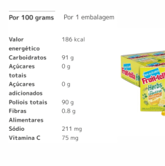FRUIT-TELLA HERBS LIMÃO E ERVAS 25,2g