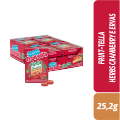 FRUIT-TELLA HERBS CRANBERRY E ERVAS 25,2g