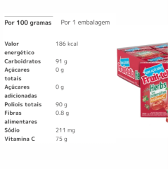 FRUIT-TELLA HERBS CRANBERRY E ERVAS 25,2g