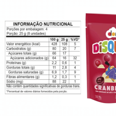 DISQUETI DORI CRANBERRY 100g