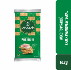 BISCOITO PIRAQUÊ CRACK PREMIUM INTEGRAL 162G