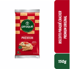 BISCOITO PIRAQUÊ CRACKER PREMIUM ORIGINAL 150g