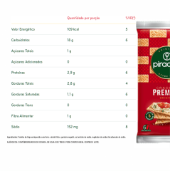 BISCOITO PIRAQUÊ CRACKER PREMIUM ORIGINAL 150g