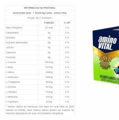 AMINOVITAL GOLD DRINK LIMÃO 90g