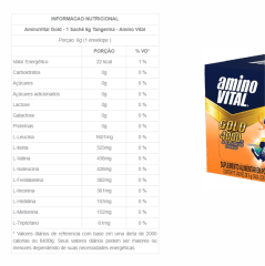 AMINOVITAL GOLD DRINK TANGERINA 90g