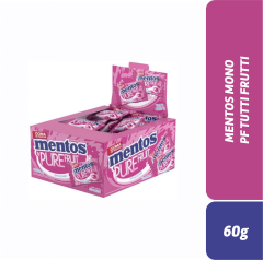 MENTOS MONO PF TUTTI FRUTTI 60un