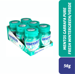 MENTOS GARRAFA PURE FRESH WINTERGREEN/VERDE 56g
