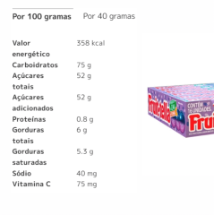 FRUIT-TELLA MASTIGÁVEL BLUEBERRY 40g