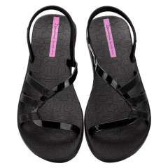 SANDALIA DIVERSA IPANEMA PRETO/LILAS 36/38