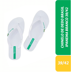 CHINELO DE DEDO BRASIL IPANEMA BRANCO 39/42