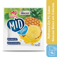 MID ZERO REFRESCO EM PÓ ABACAXI 8g