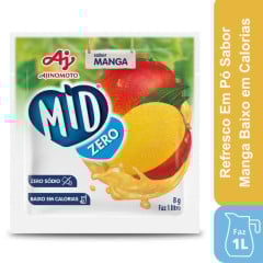 MID ZERO REFRESCO EM PÓ MANGA 8g