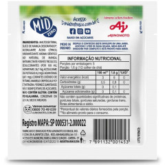 MID ZERO REFRESCO EM PÓ MANGA 8g