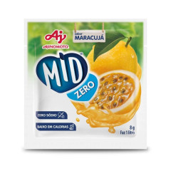 MID ZERO REFRESCO EM PÓ MARACUJÁ 8g