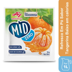 MID ZERO REFRESCO EM PÓ TANGERINA 10g