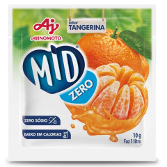 MID ZERO REFRESCO EM PÓ TANGERINA 10g