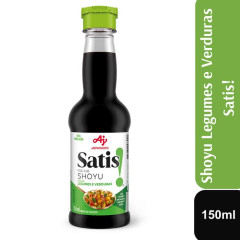 MOLHO SHOYU SATIS LEGUMES E VERDURAS 150ml