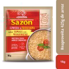 SAZON MENÚ TEMPERA E TRANSFORMA TOMATE E MANJERICÃO 16g