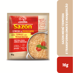 SAZON MENÚ TEMPERA E TRANSFORMA TOMATE E MANJERICÃO 16g