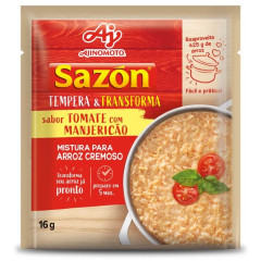 SAZON MENÚ TEMPERA E TRANSFORMA TOMATE E MANJERICÃO 16g
