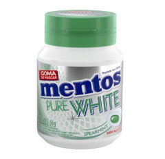 MENTOS GARRAFA PURE WHITE SPEARMINT 56G