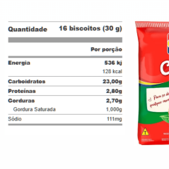 BISCOITO FORTALEZA CÔCO 270G