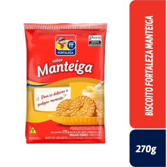 BISCOITO FORTALEZA MANTEIGA 270G